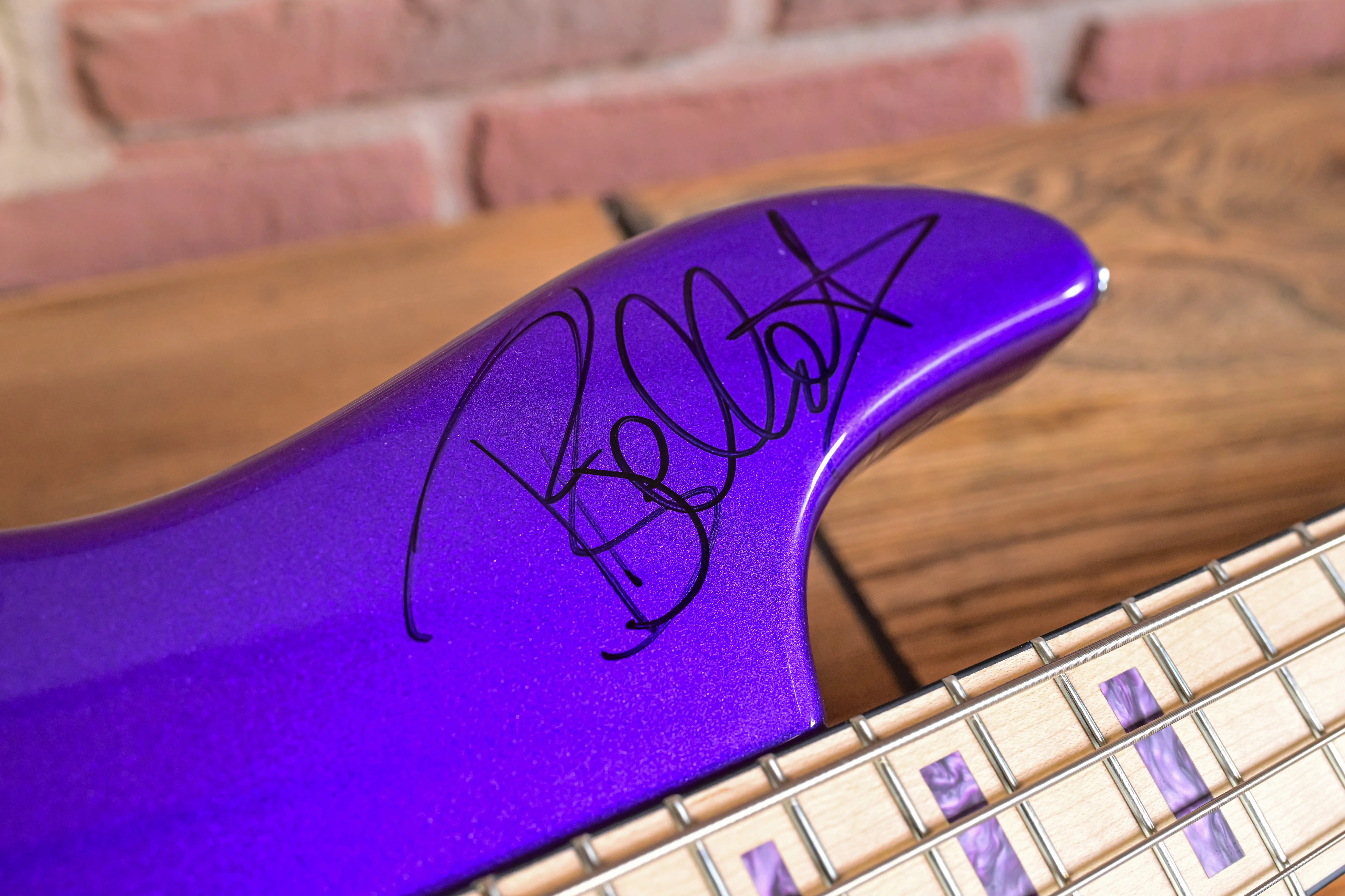 NC-4 Bass Metallic Purple - Signed by Frank Bello Signature -  #2