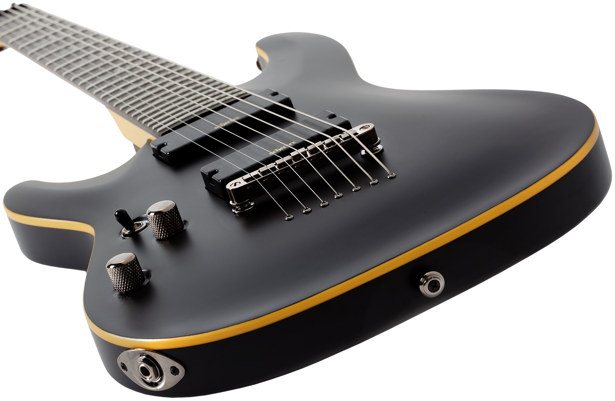 Demon 7 Lefty Satin Black Linkshänder E-Gitarre