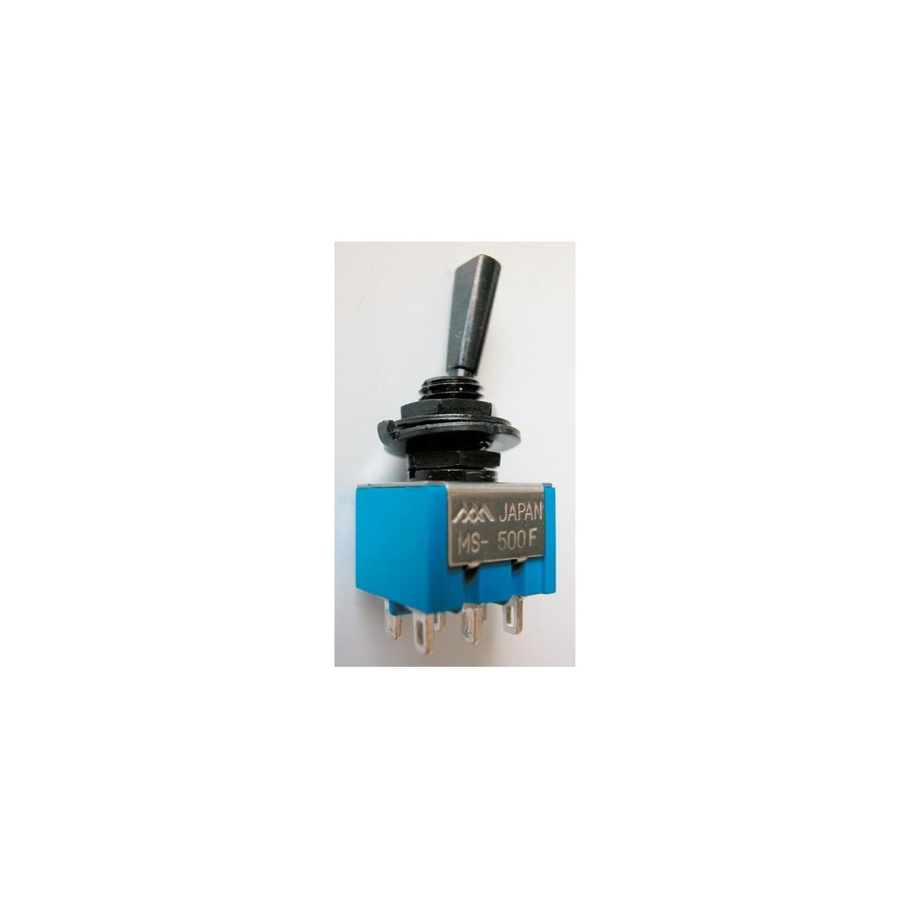 EL011 Minischalter mit Flachhebel, on/on, 6Pins, schwarz
