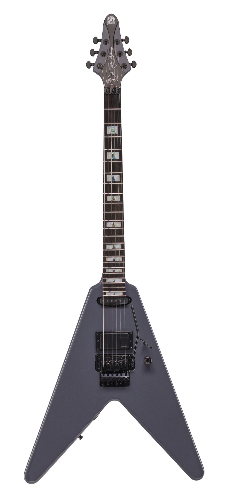 Artist Line Shark Series WH-1, w/ Floyd Rose - Solid Overland Gray High Polish