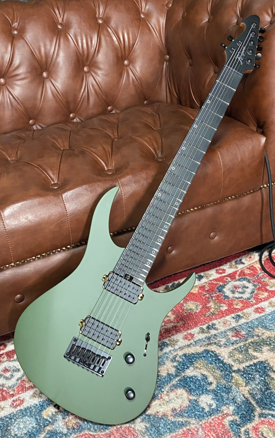 X-S7 H.H Matte Green 7-Saitige E-Gitarre