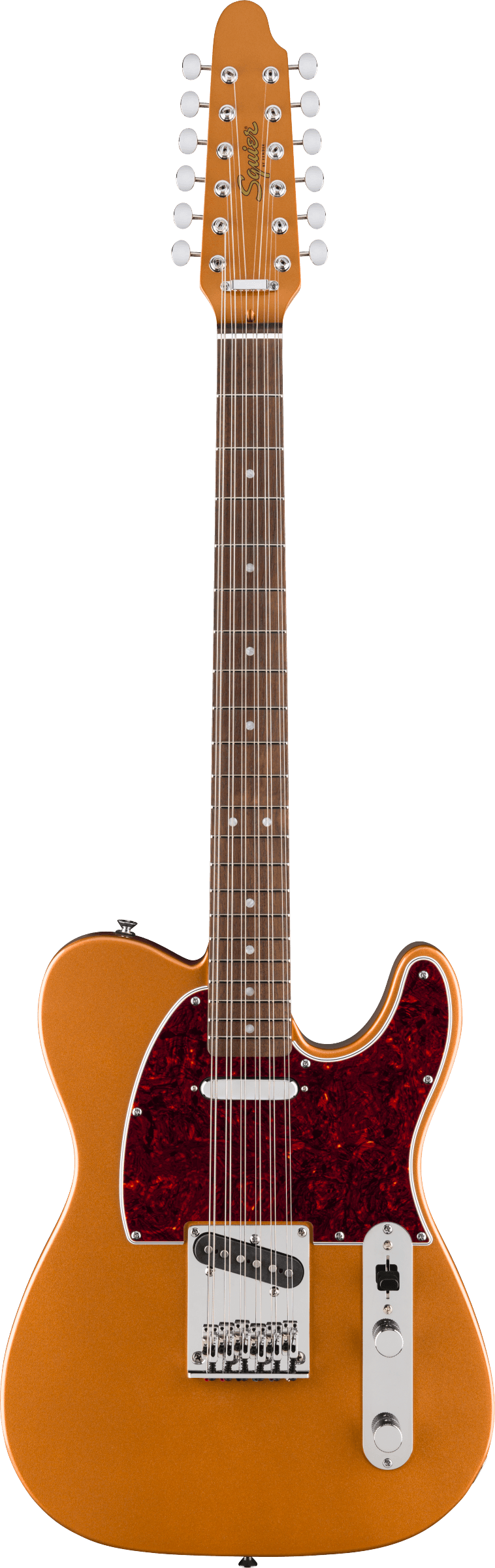 Paranormal Troy Van Leeuwen Telecaster XII Copper E-Gitarre