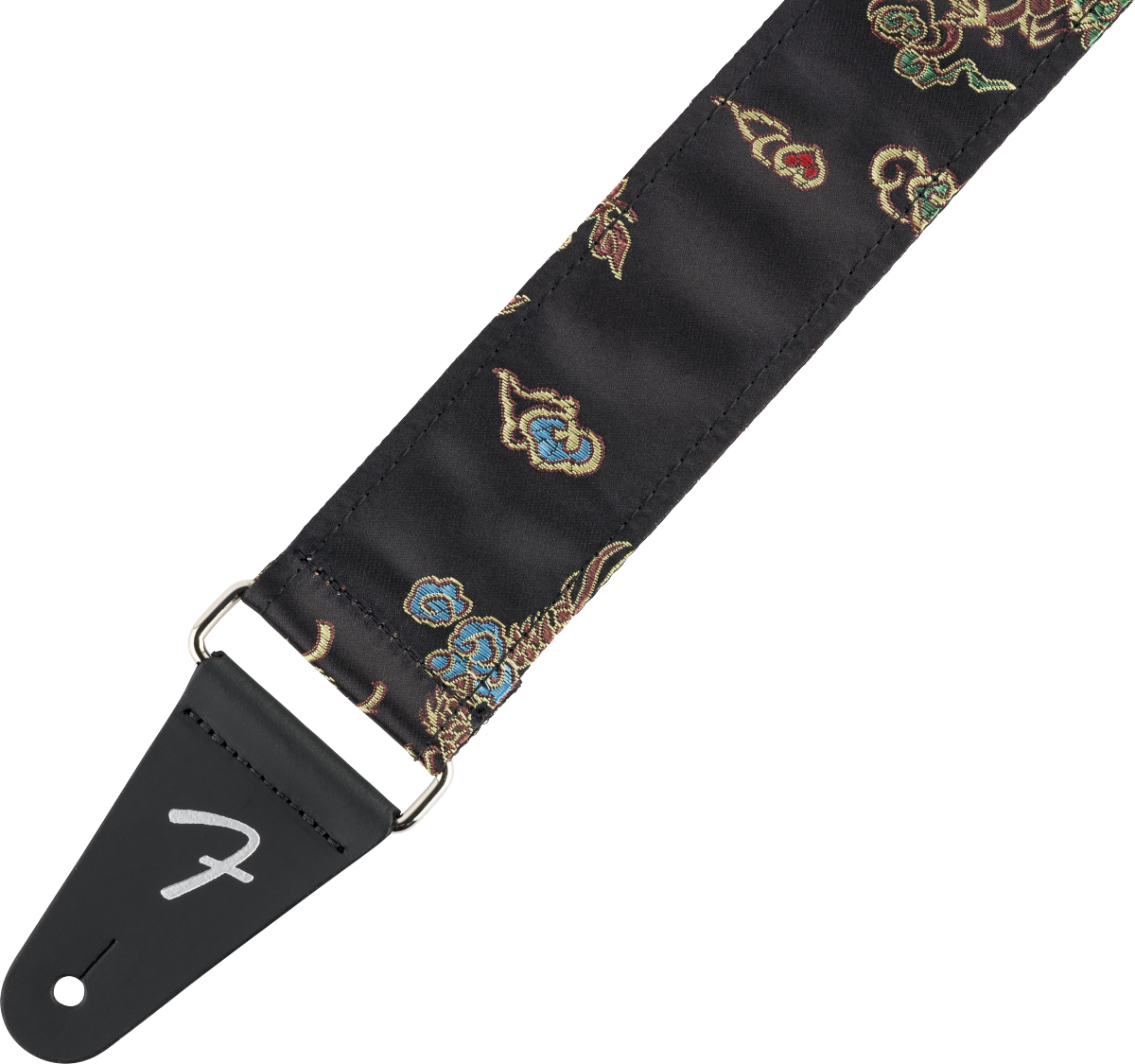 Satin Dragon Strap  Black