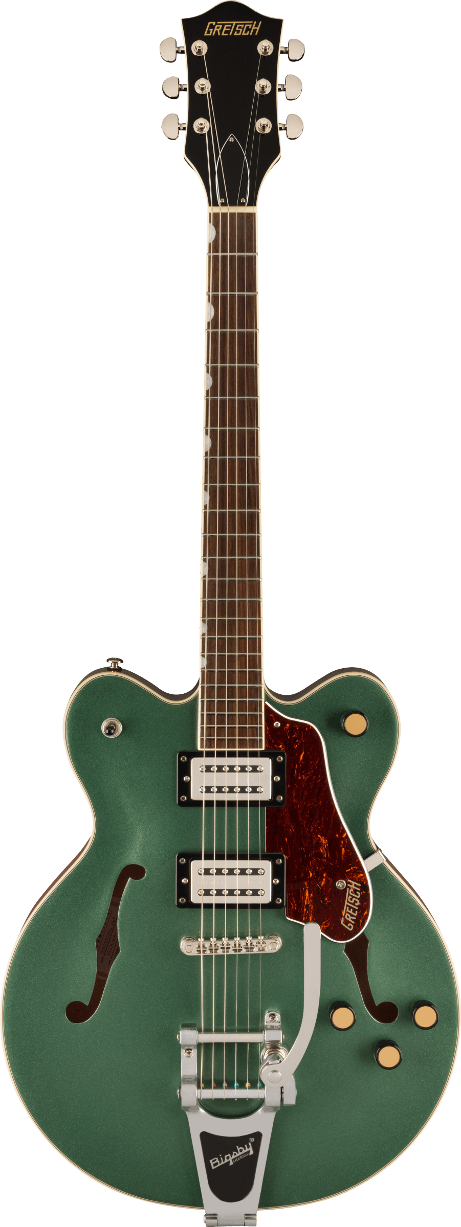 G2622T Streamliner™ Center Block Double-Cut with Bigsby®, Laurel Fingerboard, Broad’Tron™ BT-3S Pick