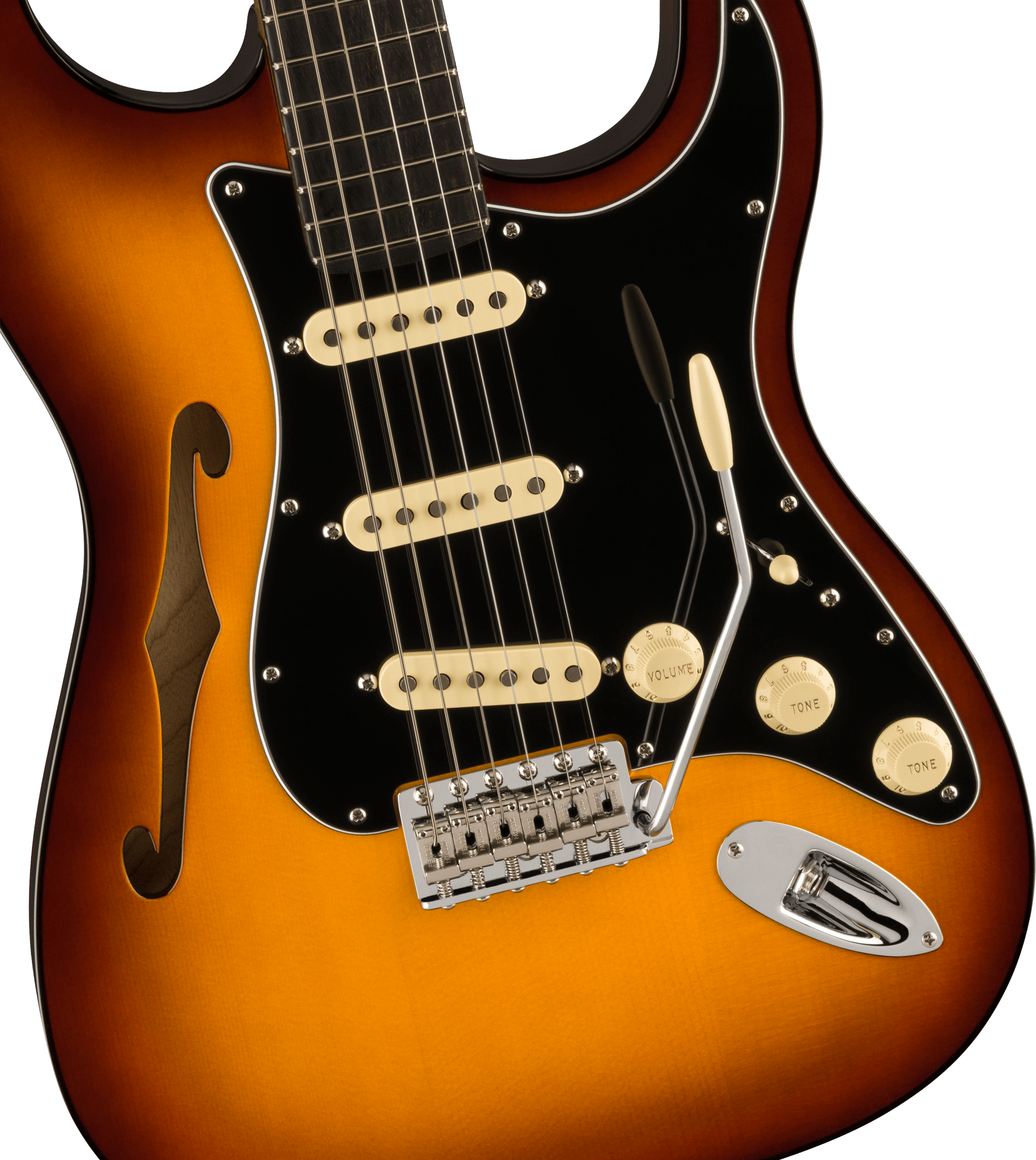 Limited Edition Suona Stratocaster® Thinline, Ebony Fingerboard, Violin Burst