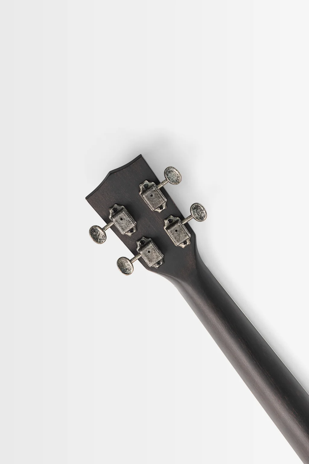 Matte Black Baritone Resonator Ukulele