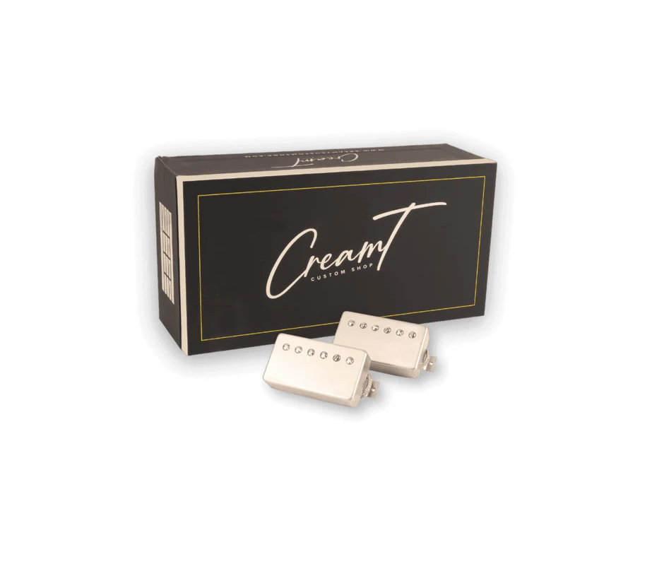 Custom Shop Billy F Gibbons Whiskerbucker Set - Raw Nickel
