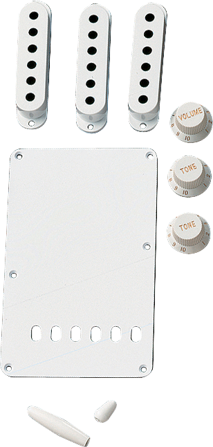Accessory Kit, Vintage-Style Stratocaster®, Weiß