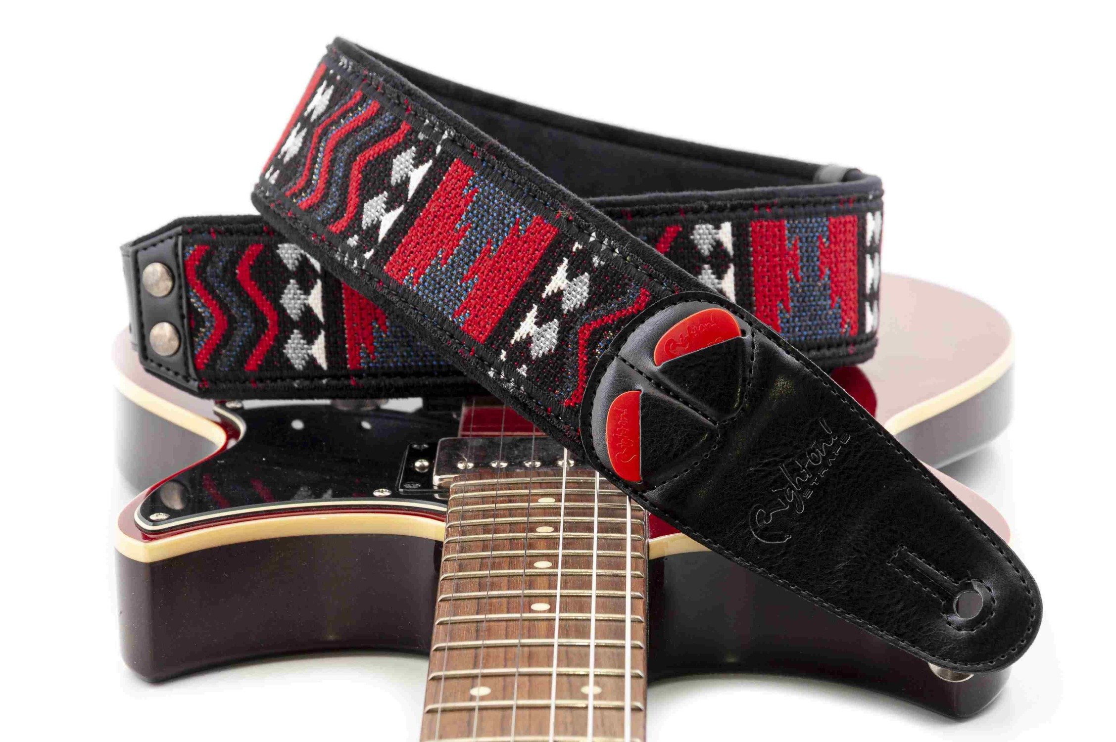 Azteca Black Gitarrengurt