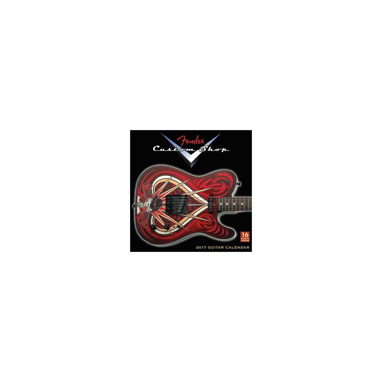 2017 Fender Custom Shop Wall Calendar