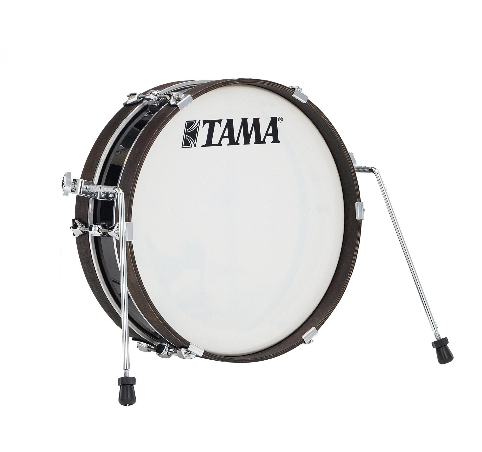 Club-Jam Pancake Bass Drum 18" x 4"- Hairline Black