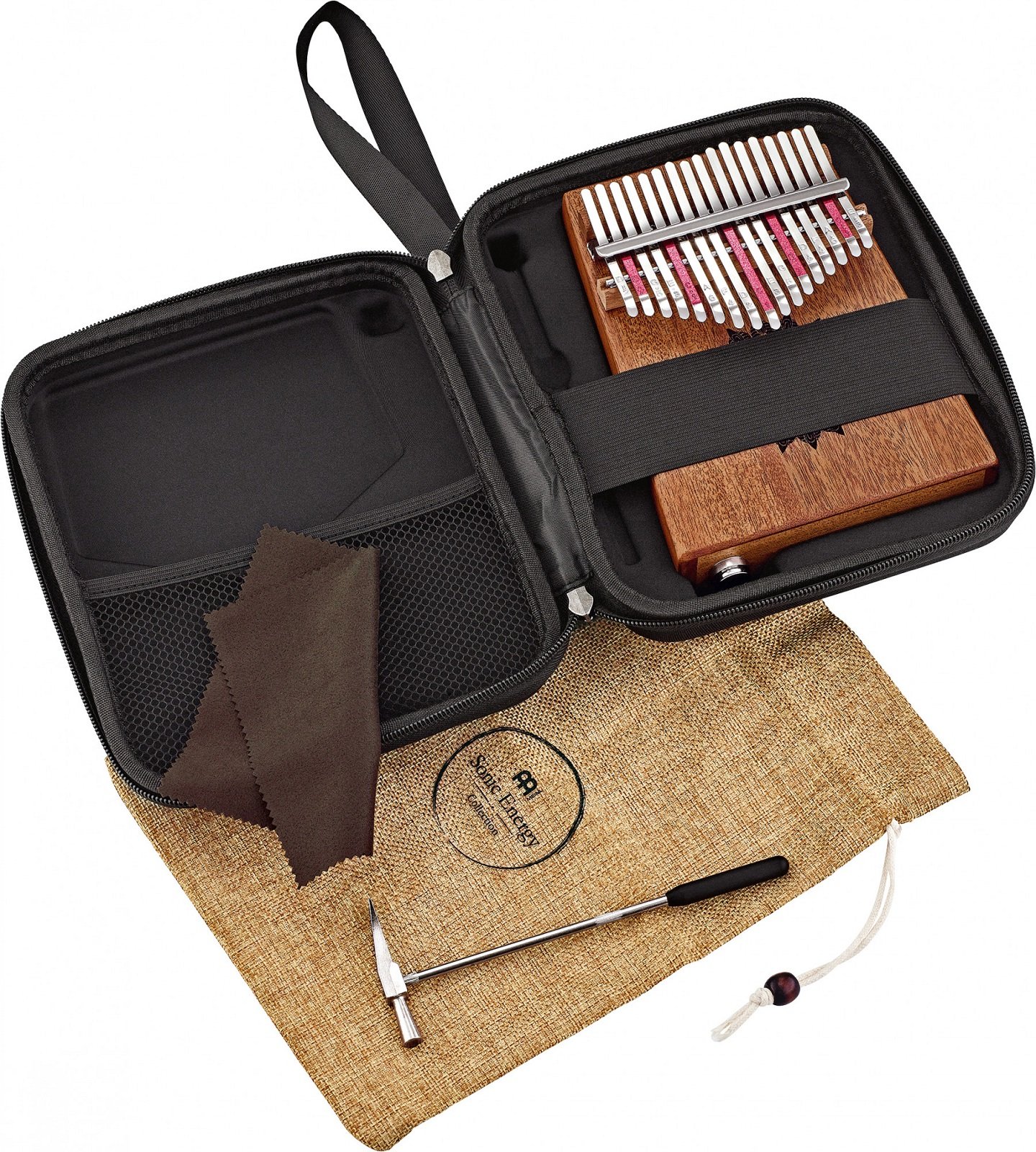 Soundhole Pickup Kalimba - 17 Töne / Mahagoni