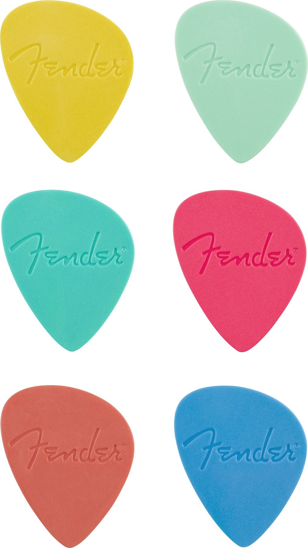 Offset Picks, Multi-Color (6)