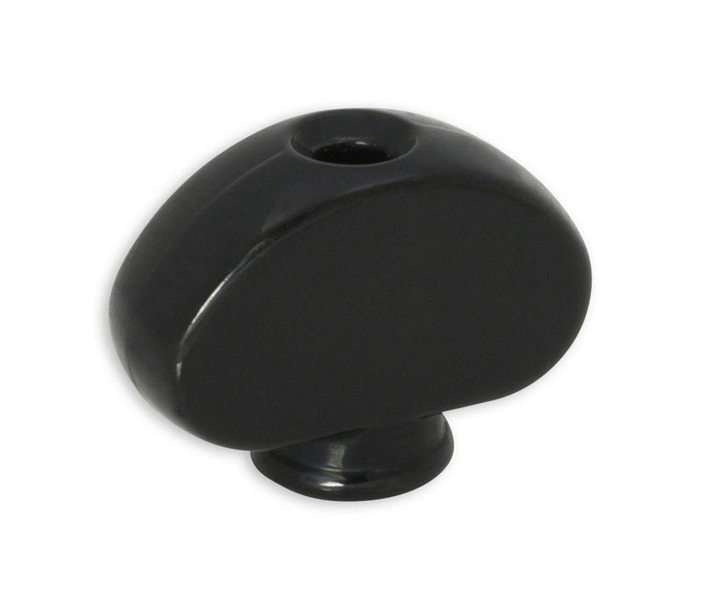 GP205BC Mini and Mid-Size Kidney Buttons 6 pcs - Black  Chrome
