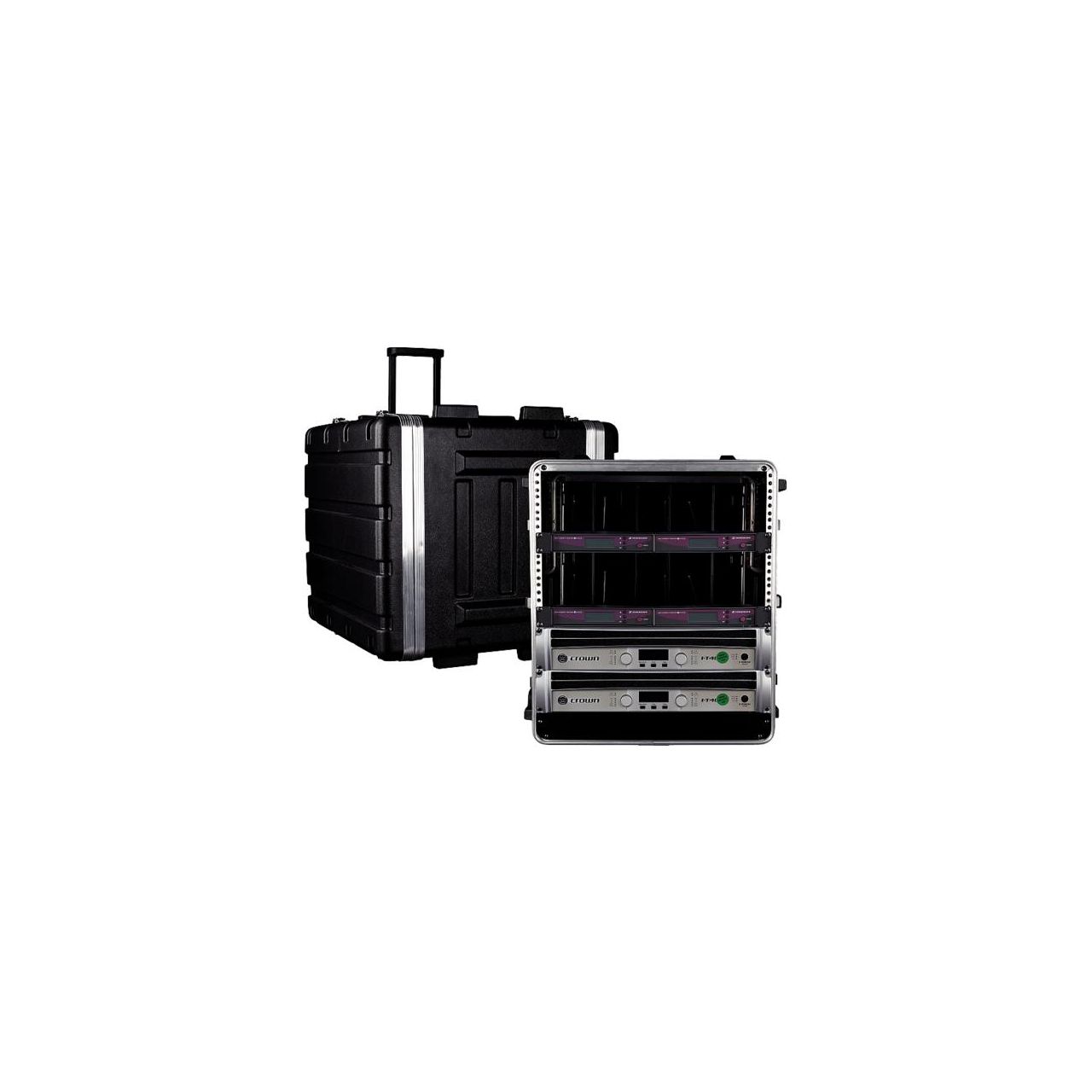 RockCase Standard ABS Case - 19 in Rack Caddy, 12HE/12U