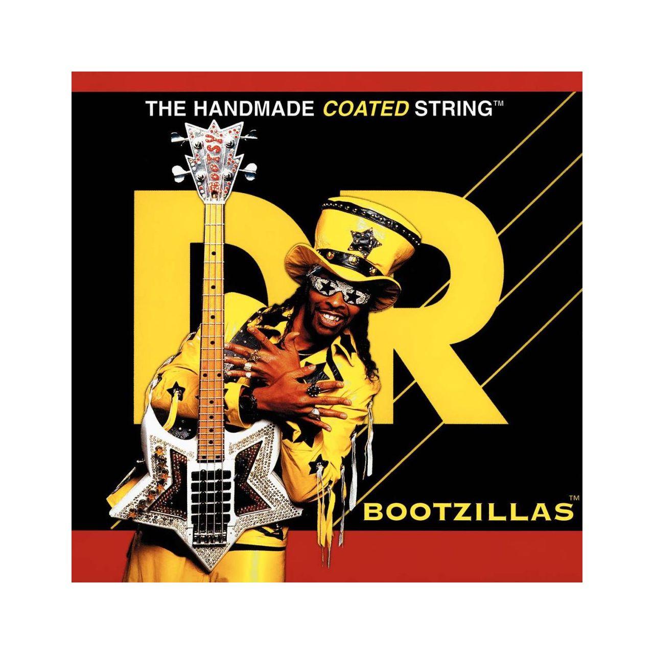 BOOTZILLAS - Bootsy Collins Signature Bass String Set, 4-String, Medium, .045-105