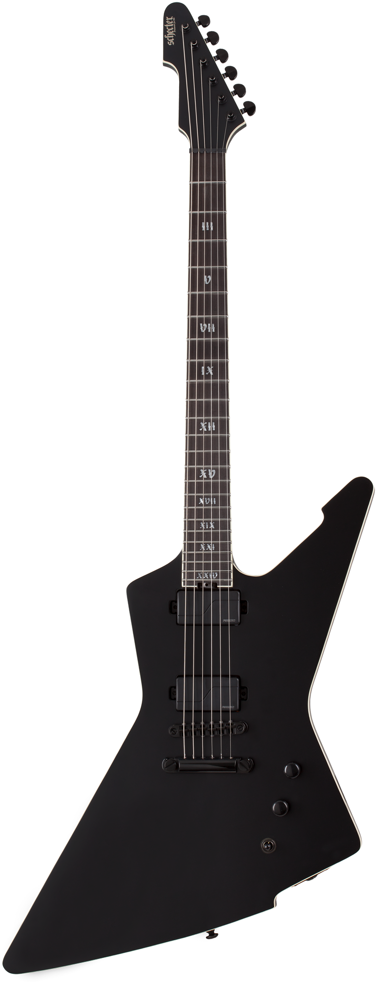SLS Elite E-1 Evil Twin Satin Black  E-Gitarre