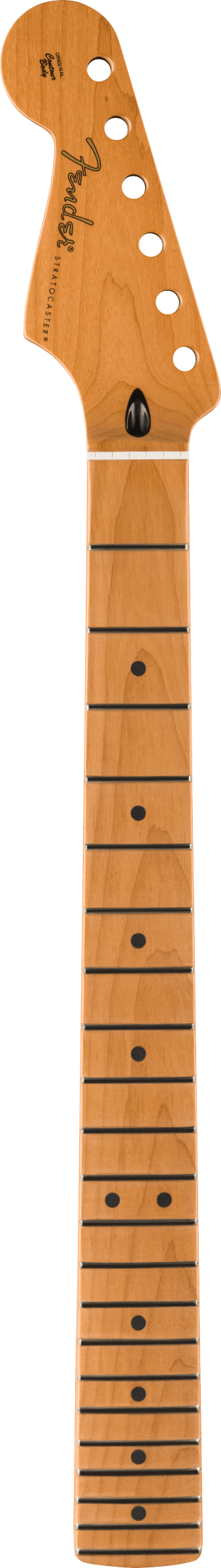 Satin Roasted Maple Stratocaster LH Neck, 22 Jumbo Frets Flat Oval Shape