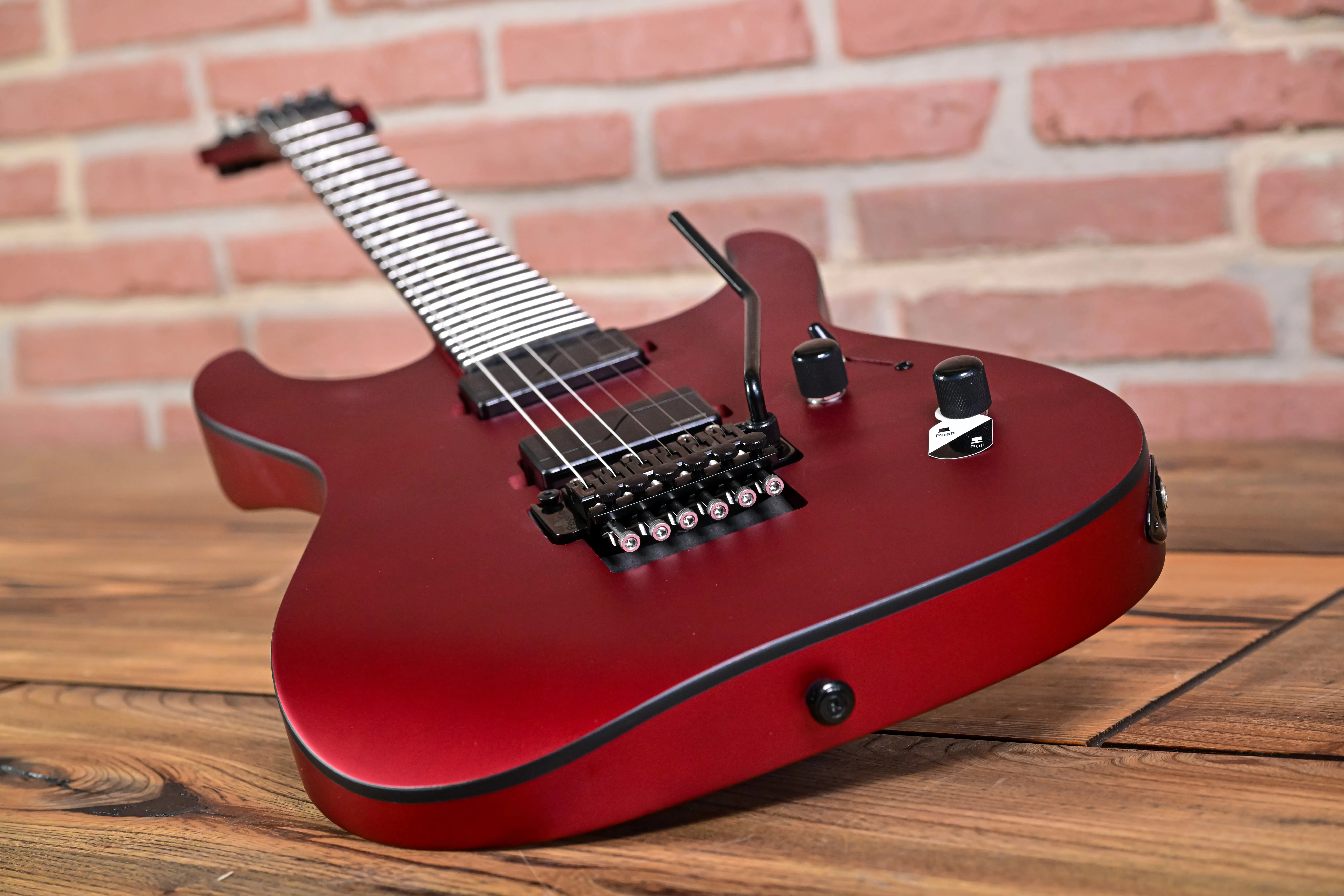 M-1000 CARS Candy Apple Red Satin E-Gitarre
