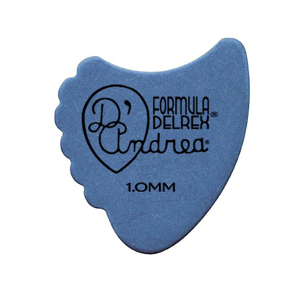 Formula Delrex Picks - 390 Shape (RD390 1.0HV), 72 pcs Refill Bag, 1.00 mm, Blue