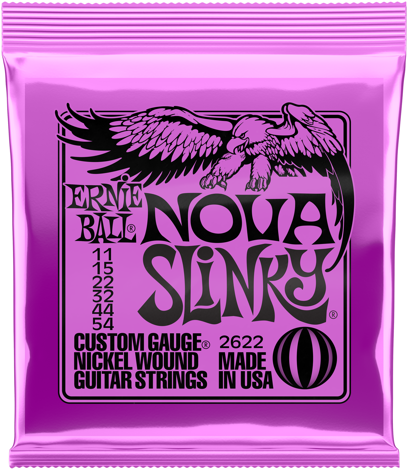 Saitensatz E-Gitarre Nova Slinky Nickel Wound 11-54 
