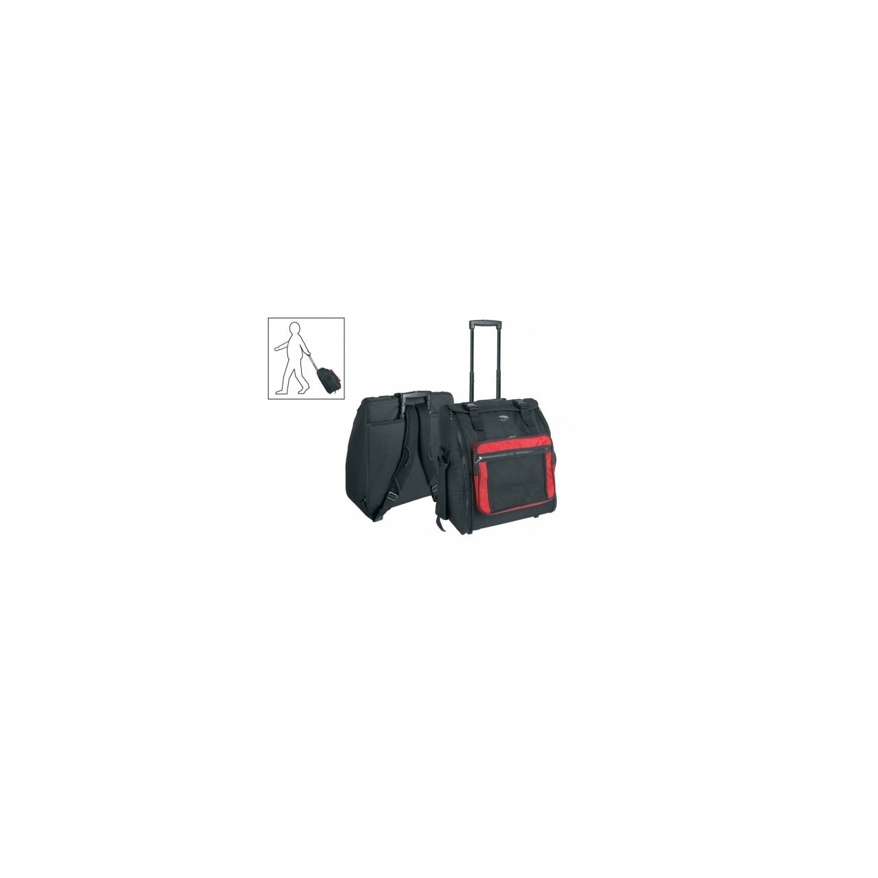 Akkordeon Trolley Gigbag 96 Bass / 47x48x22 / schwarz