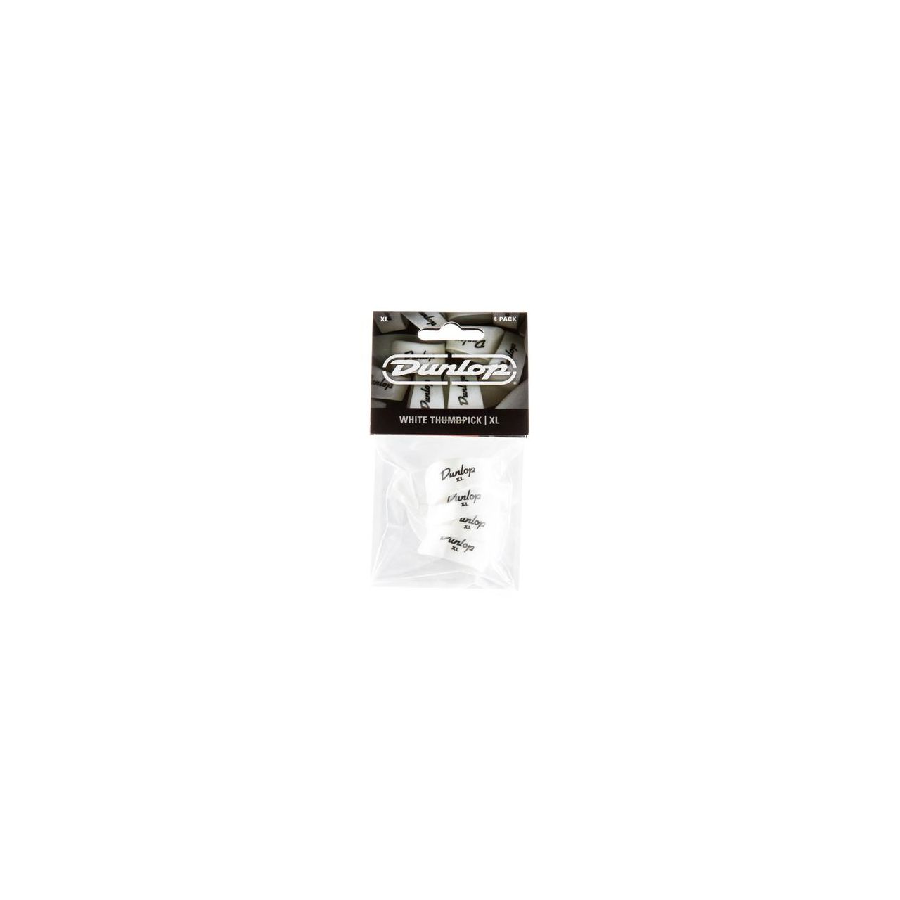 White Thumbpicks 4 pcs. extra large