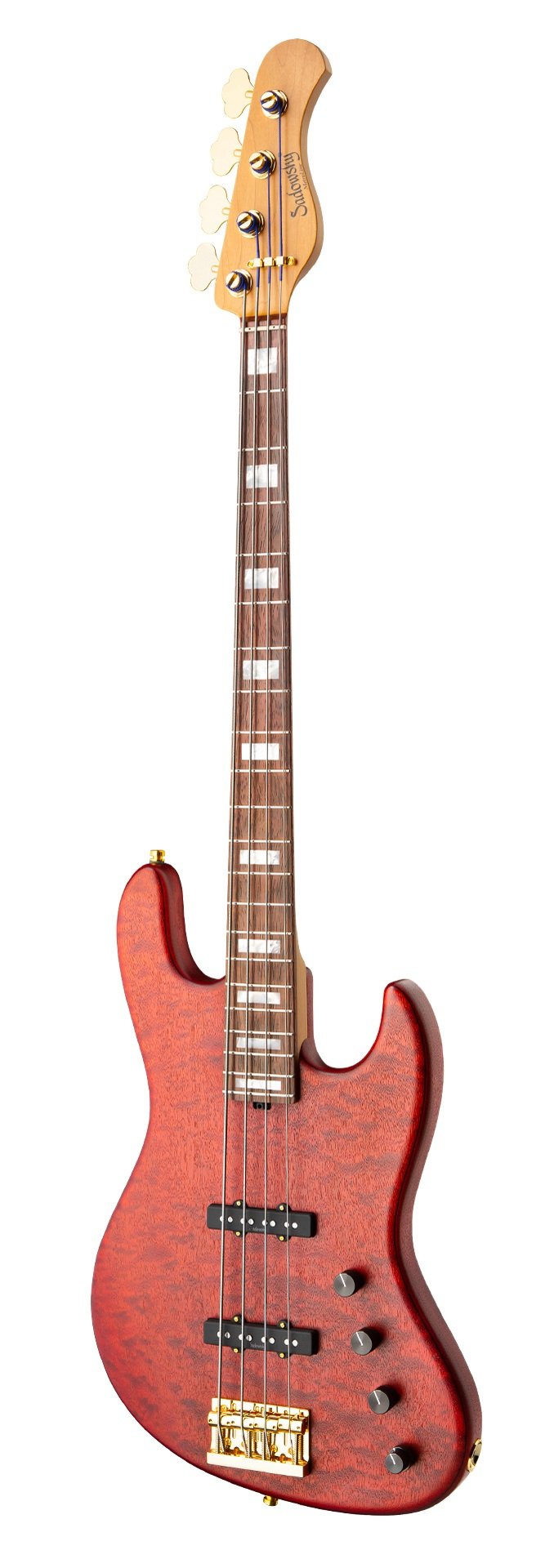 MetroLine 21-Fret Standard J/J Bass, Limited Edition 2023, 4-String - Majestic Red