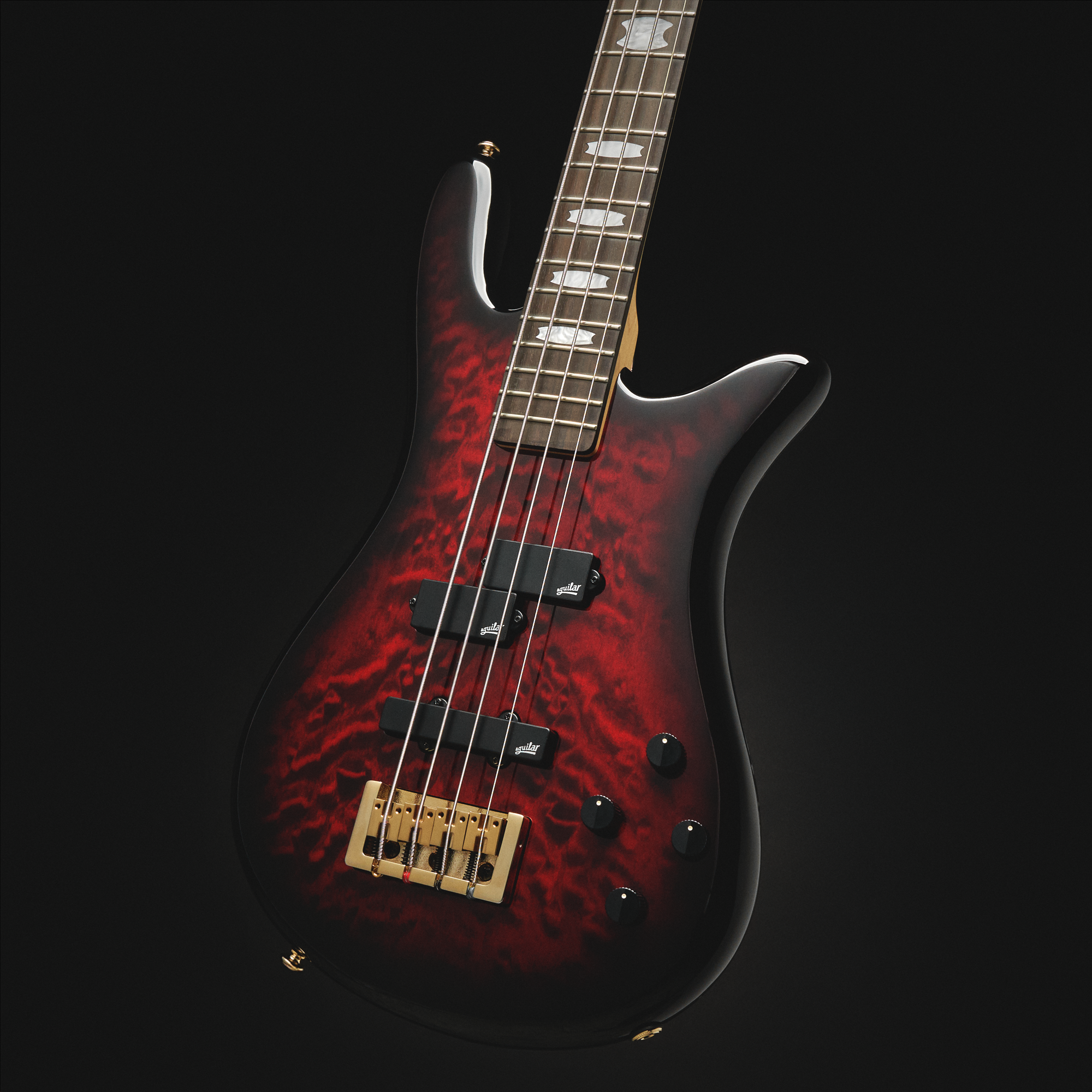 Bassgitarre, Icon NS-2, Bolt-On, Black Cherry Gloss