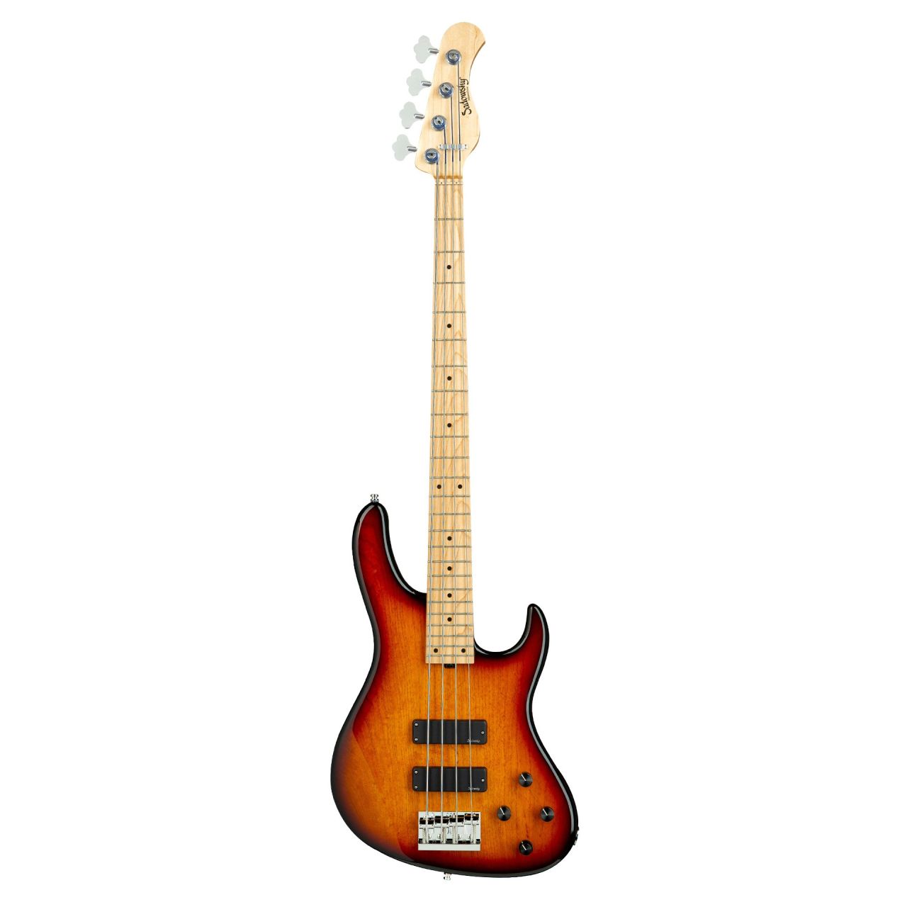 MetroLine 24-Fret Modern Bass, Swamp Ash Body, 4-String - '59 Burst Transparent High Polish