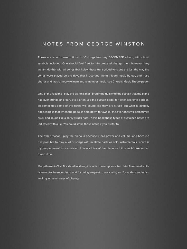 George Winston - December