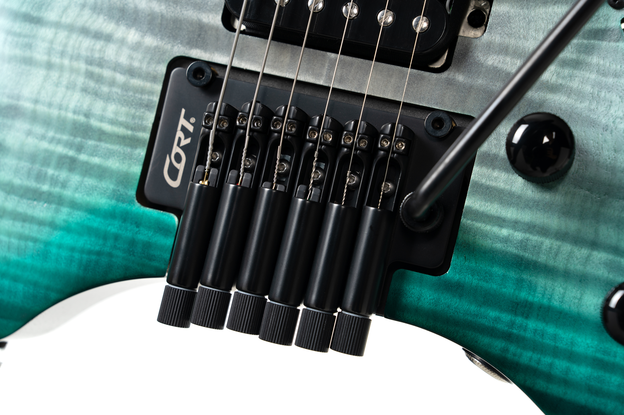 Space G6TR Headless E-Gitarre Semi Gloss Lagoon