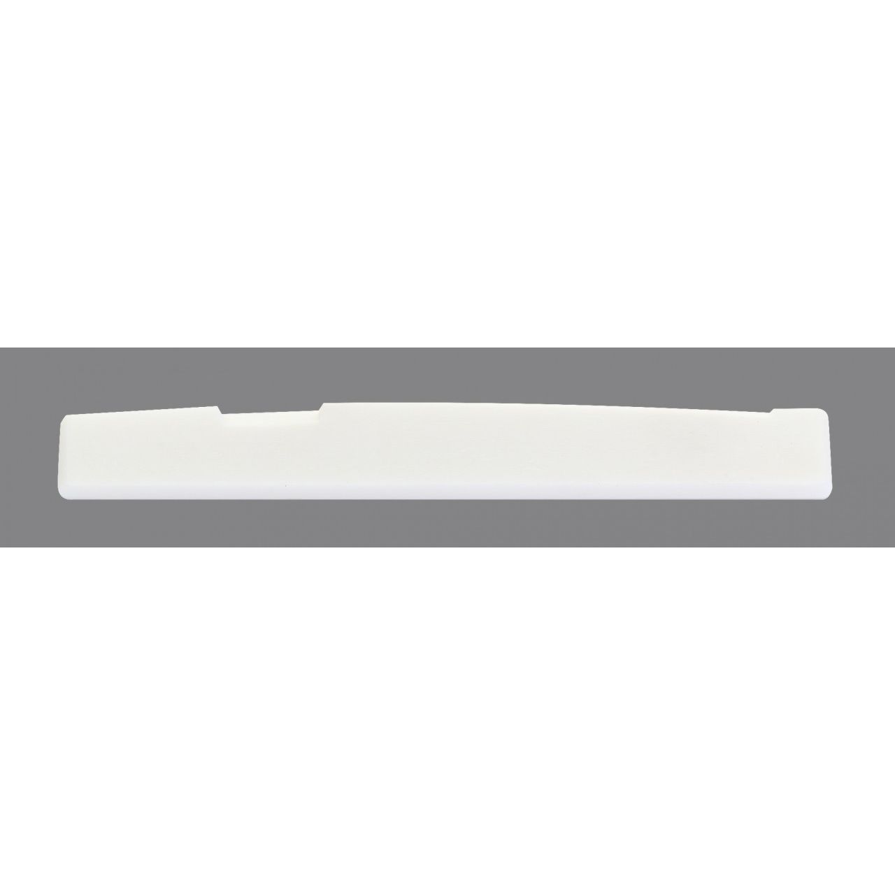 Stegeinlage Akustikgitarre Knochen vorgekerbt  72 x 3 x 9 mm
