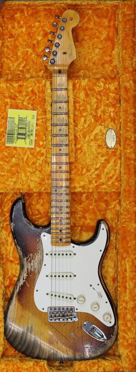 Ltd Red Host Stratocaster, Faded Chocolate, 3-Color Sunburst