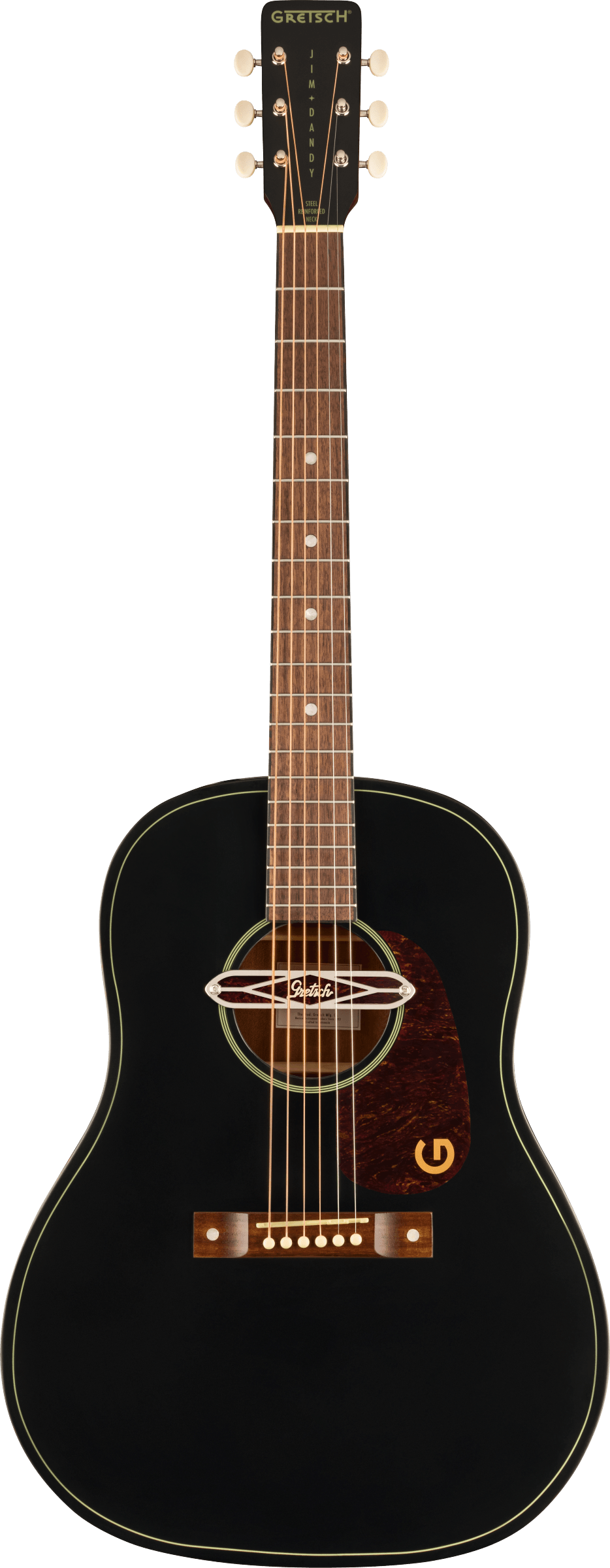Deltoluxe Dreadnought Black Top Tortoiseshell Pickguard