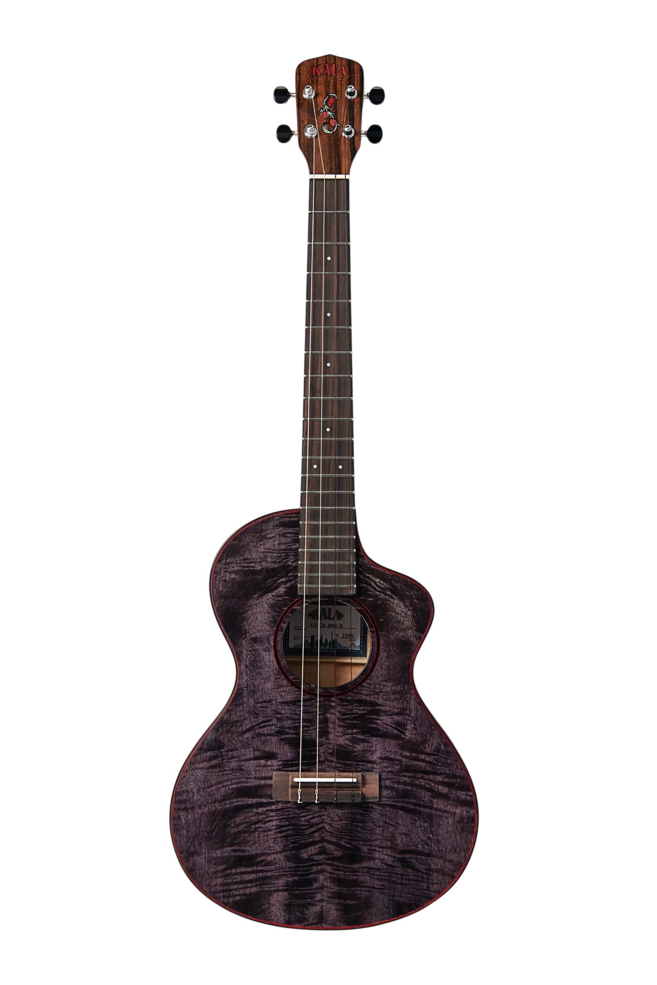 Metropolitan Deluxe Black Night Mango Baritone Ukulele