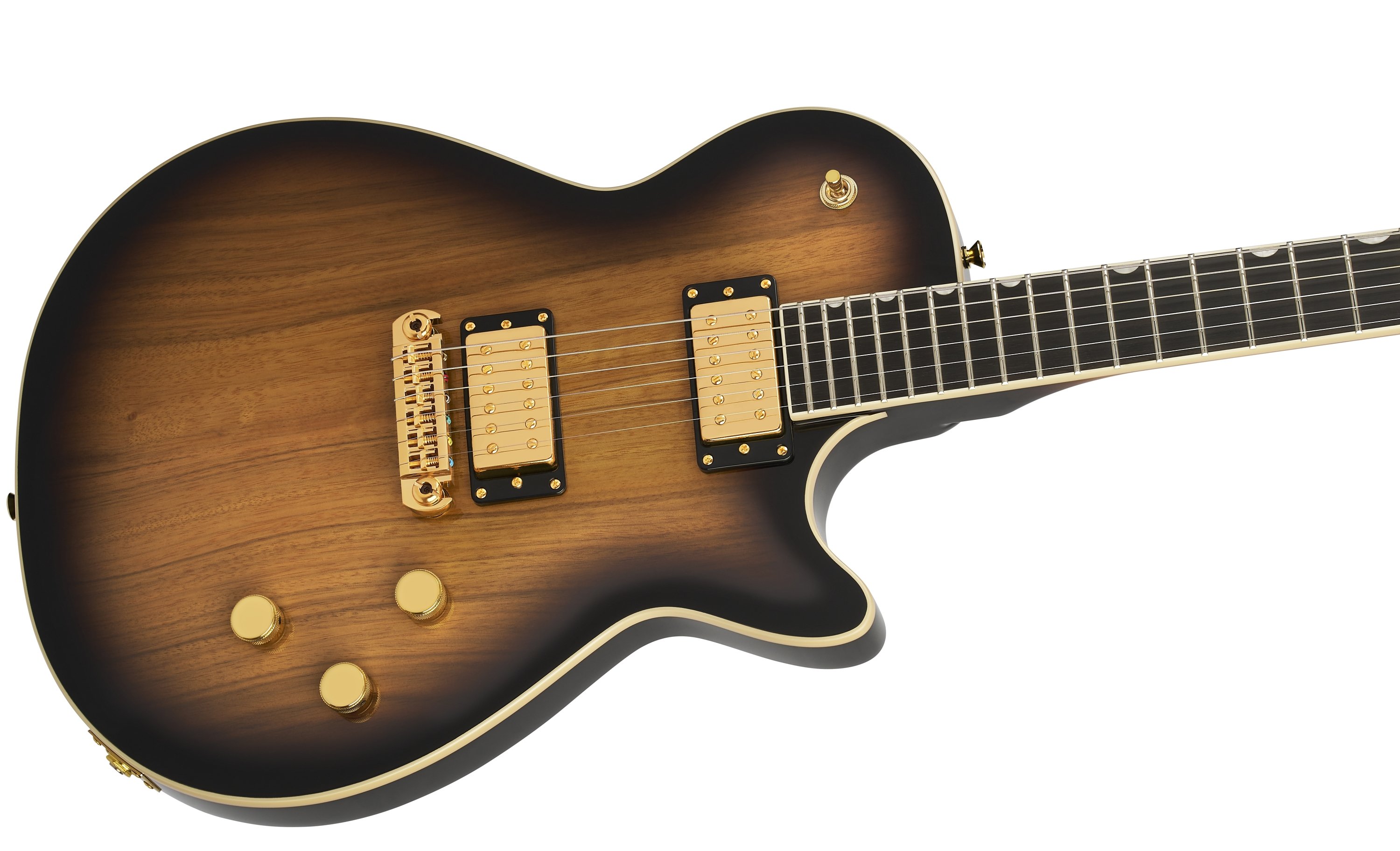 LTD Electromatic Black Limba Jet Sunburst