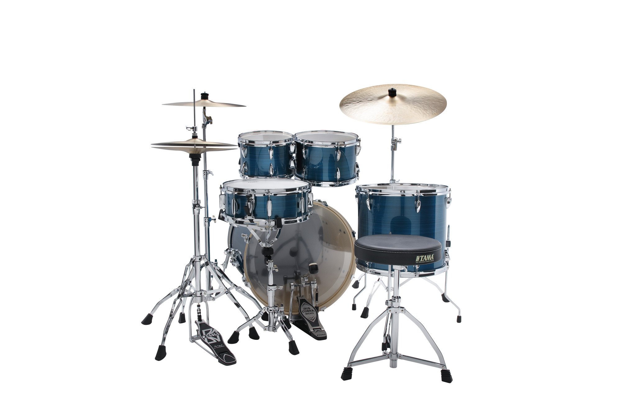 IP52H6W Imperialstar Drum Set 5 teilig - Hairline Blue
