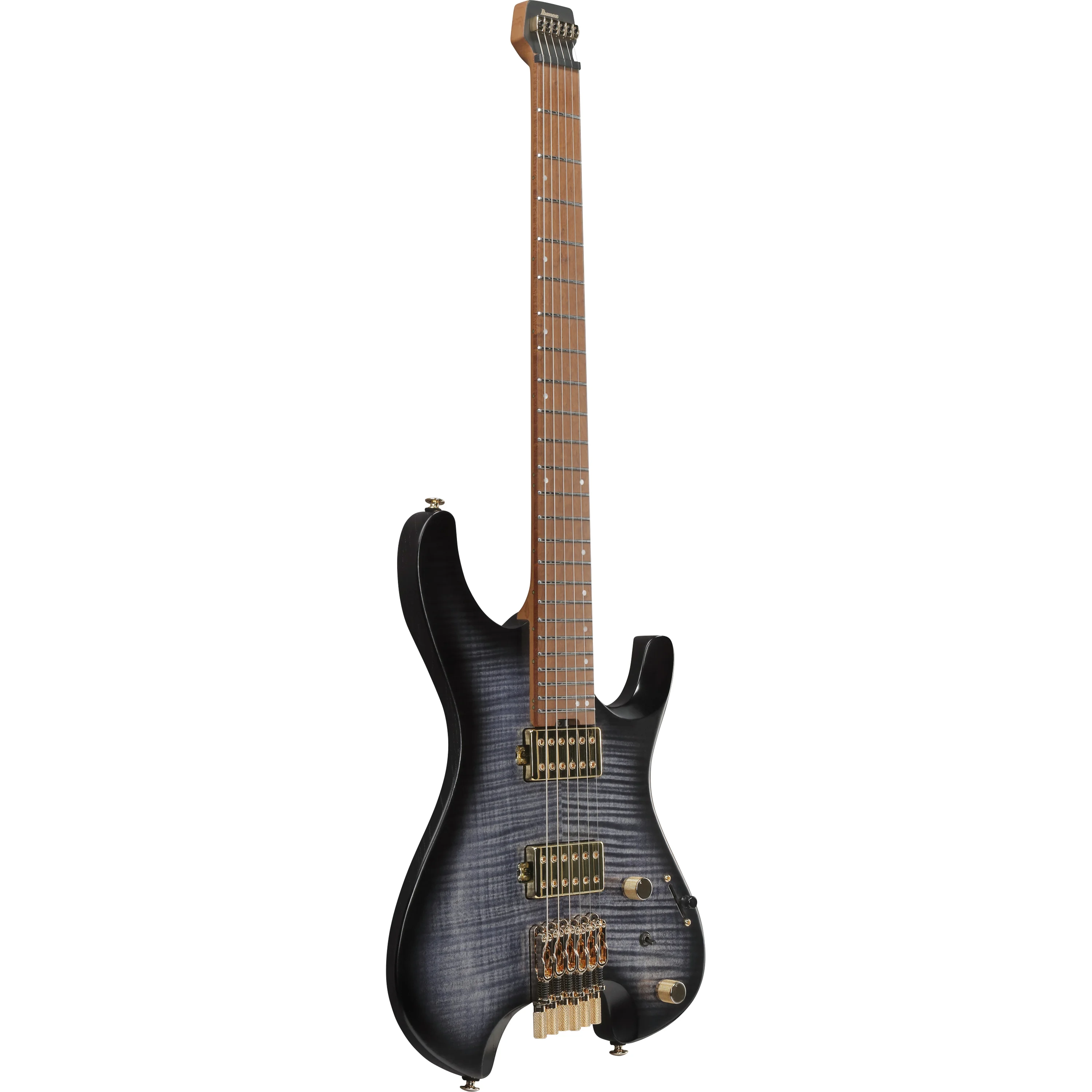 Q52FMG-DRL Quest Headless E-Gitarre Deep Twilight Burst Low Gloss 