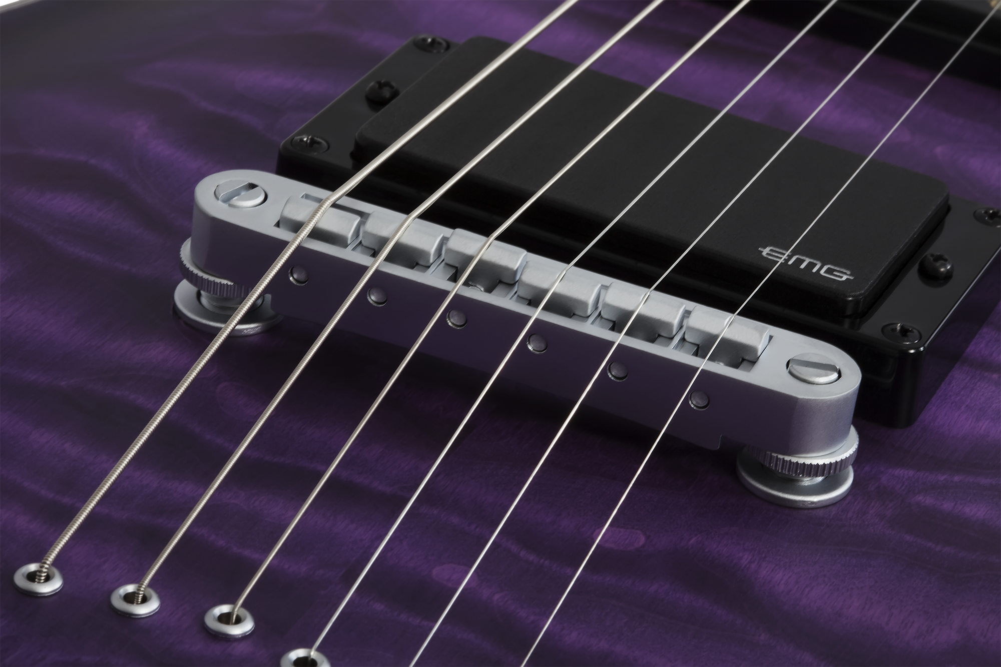 C-1 Platinum Satin Purple Burst E-Gitarre