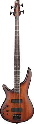 E-Bass, 5-saitig, Sunburst-Finish, Doppelcutaway, Holzkorpus