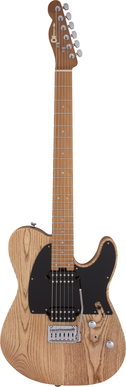Pro-Mod So-Cal Style 2 24 HH 2PT CM Ash, Caramelized Maple Fingerboard, Natural Ash