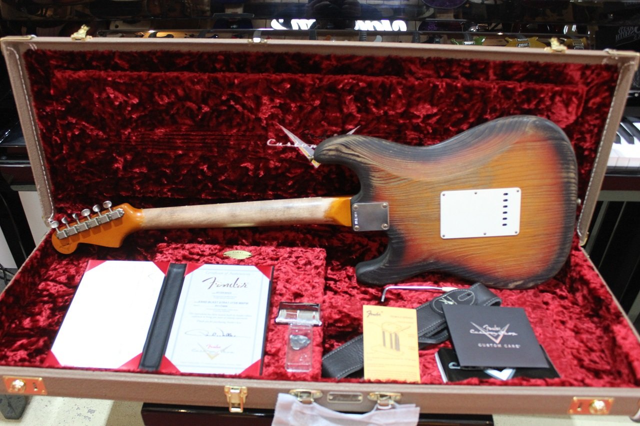 Sand Blast Stratocaster, Heavy Relic, 3-Color Sunburst Masterbuilt by Paul Waller