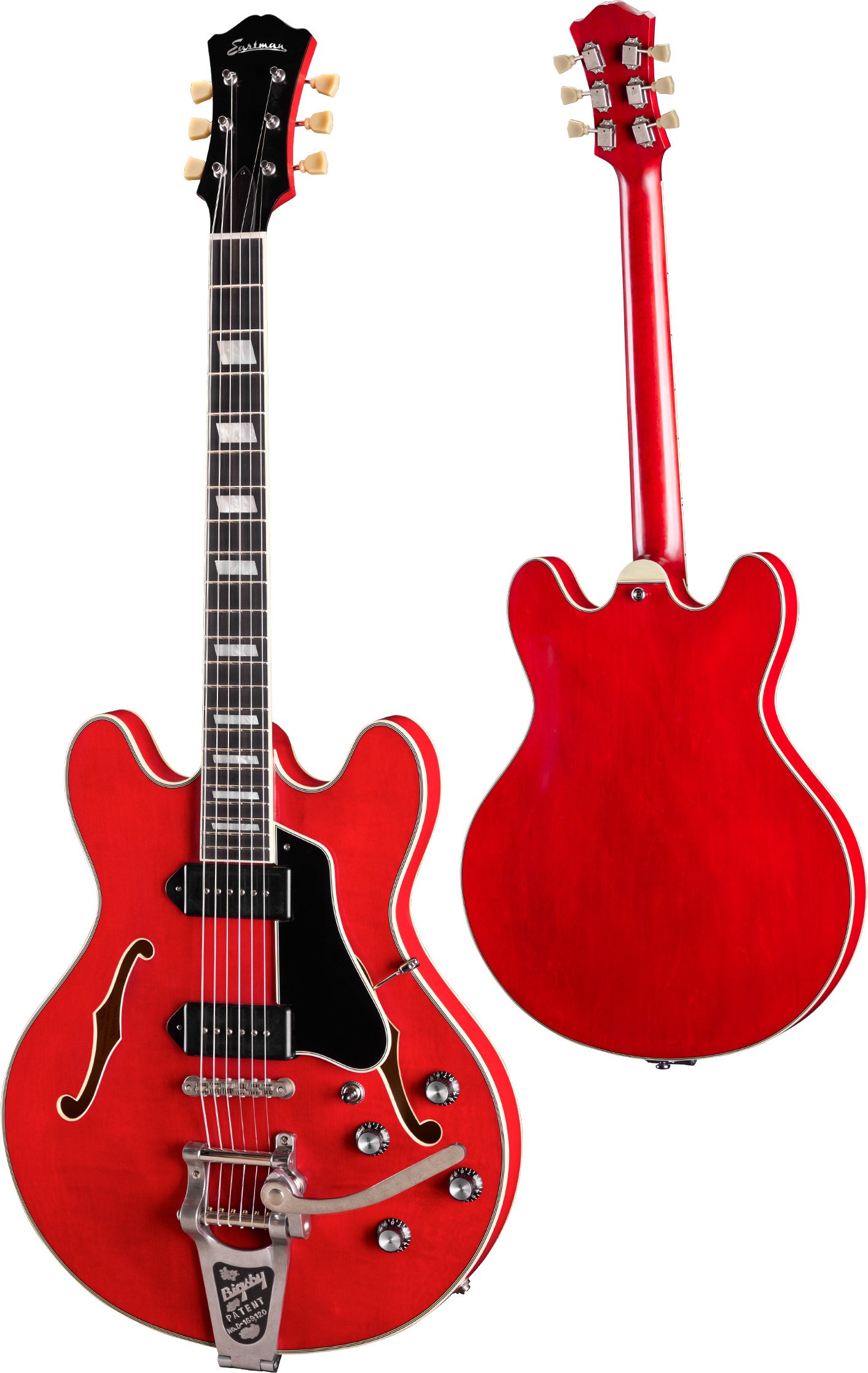 T64/TV-RD Thinline Hollowbody Gitarre