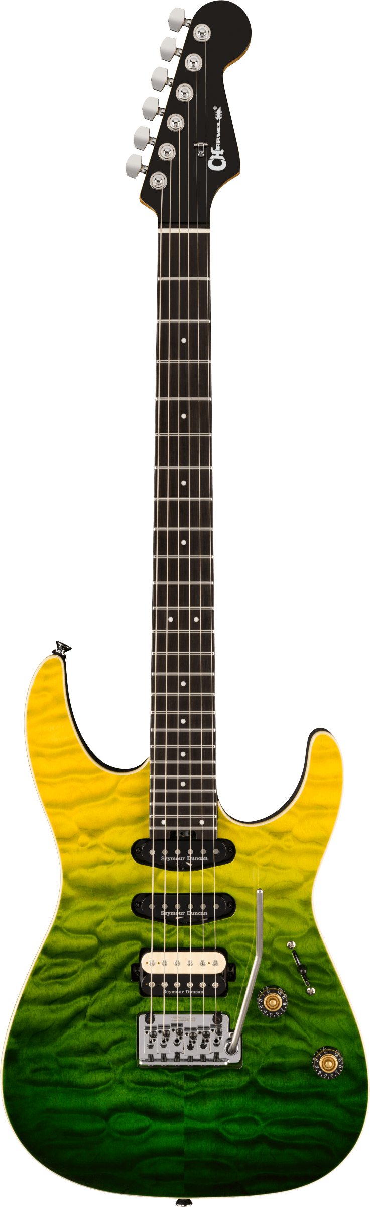 Pro-Mod Plus Dinky DK24 HSS 2PT EB QM Zombie Fade 