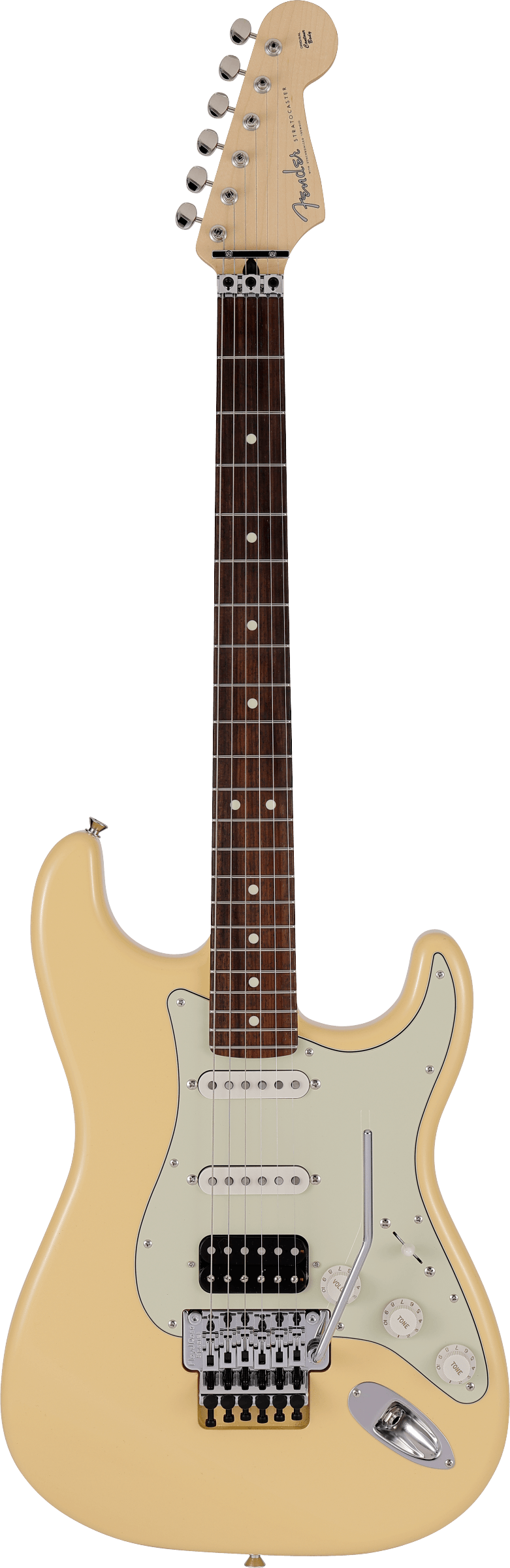 Made in Japan Limited Stratocaster® with Floyd Rose®, Vintage White