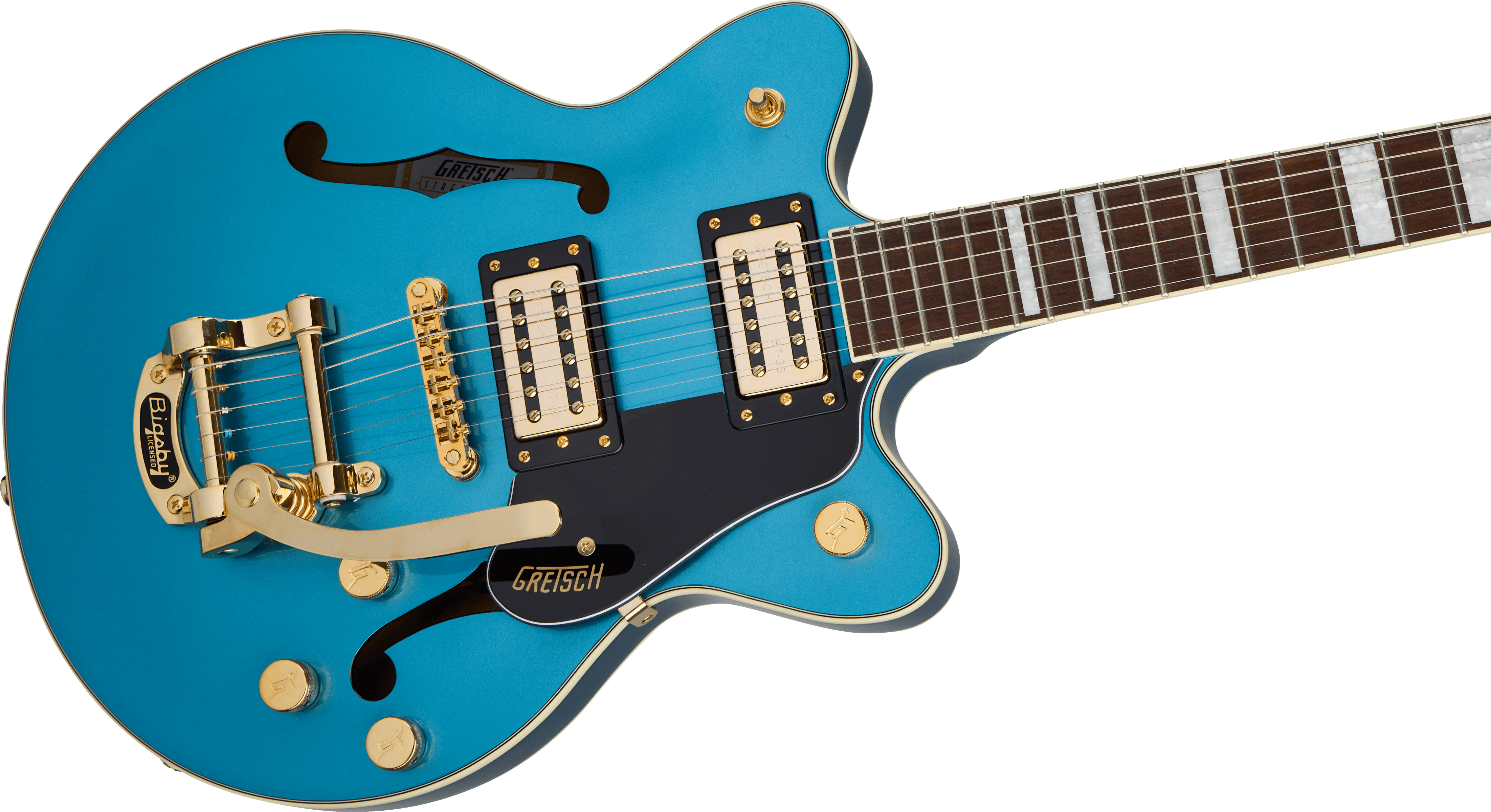 G2655TG Streamliner Center Block Jr. Double-Cut LTD  Riviera Blue
