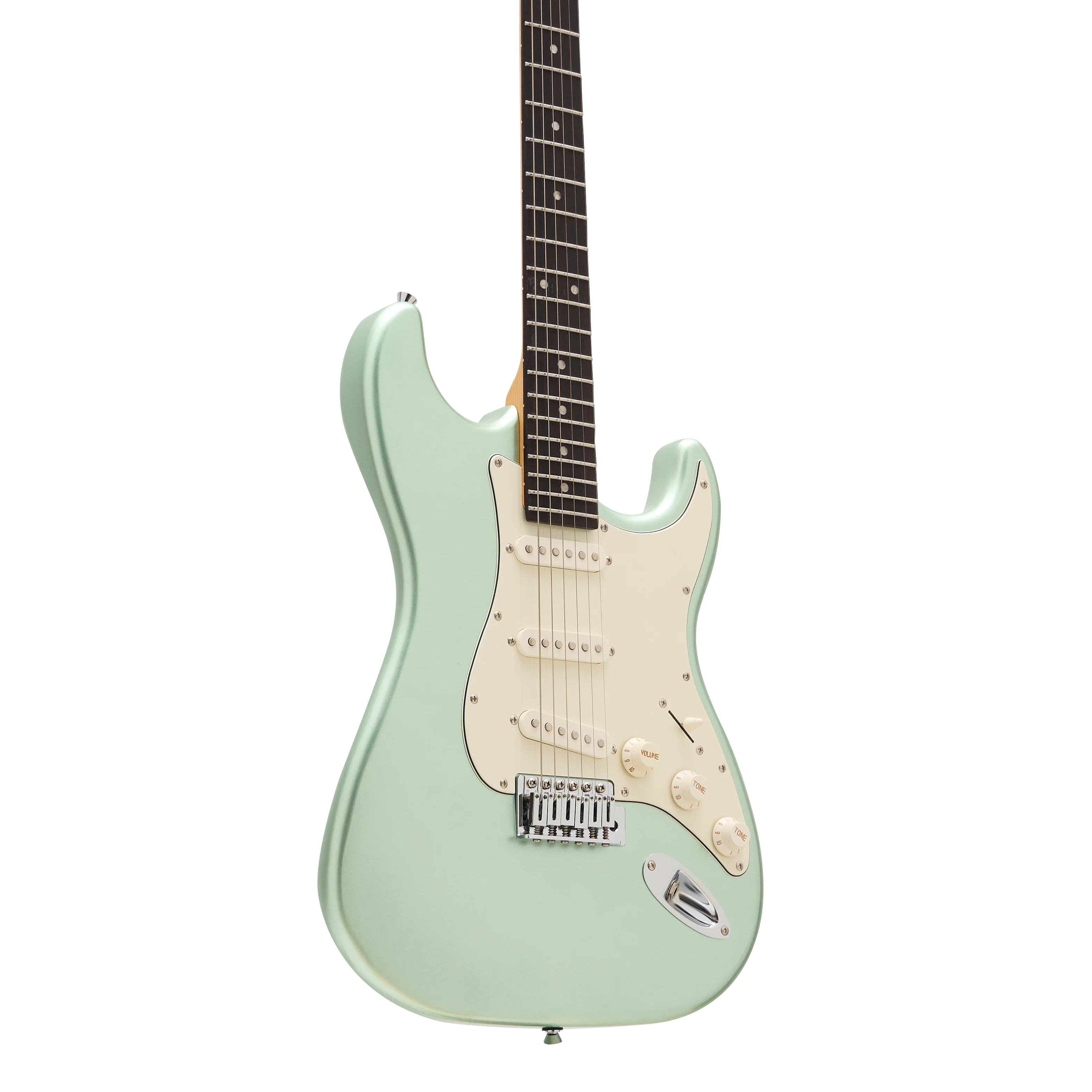 KS-Classic SSS Rosewood Metallic Blue E-Gitarre