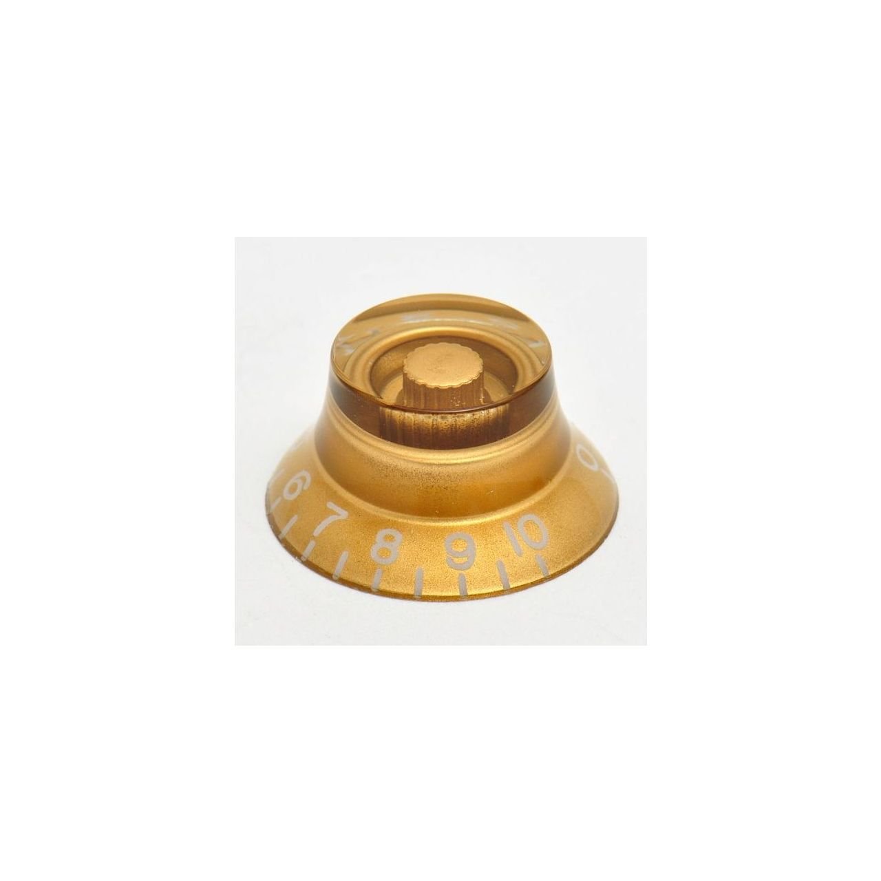 KBHJG Plexi-Knopf, Hutform gold