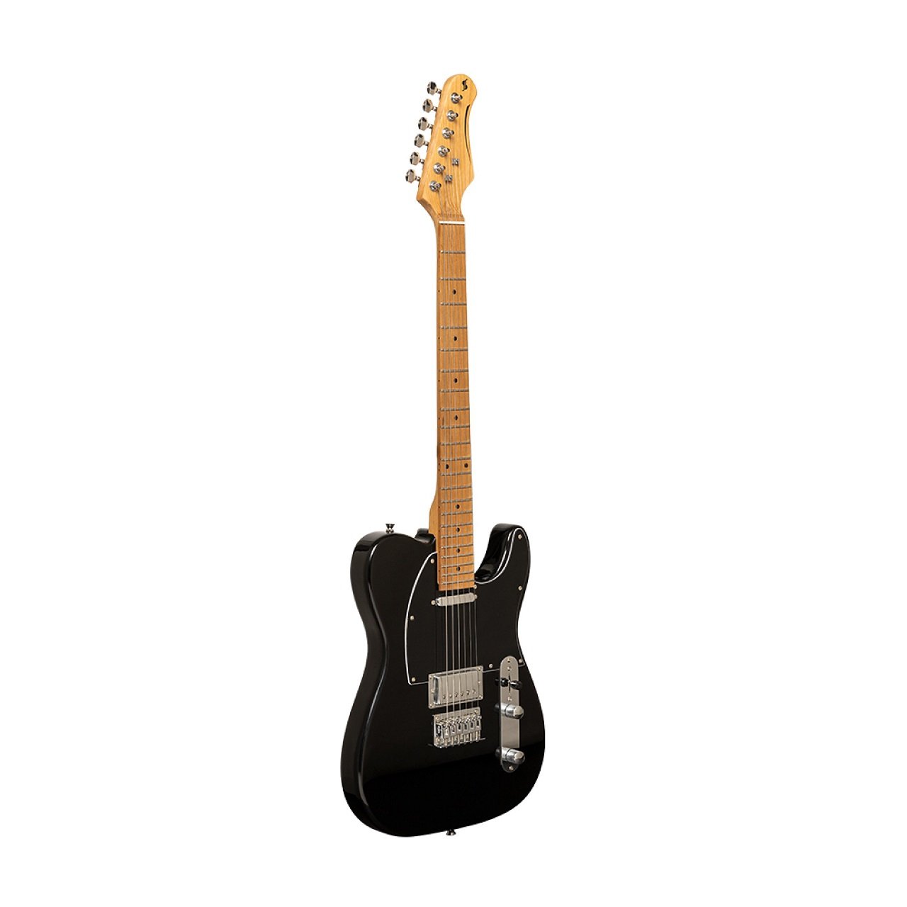 SET-PLUS Black T-Style E-Gitarre